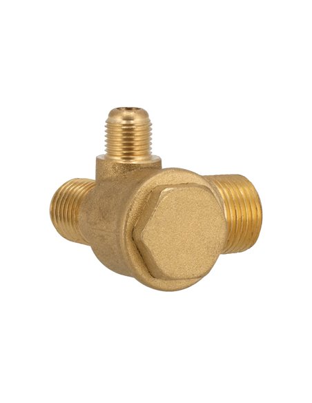 AIRPRESS Válvula antirretorno 1/4" x 1/8" x 1/16" para L 6-105 y L 6-95