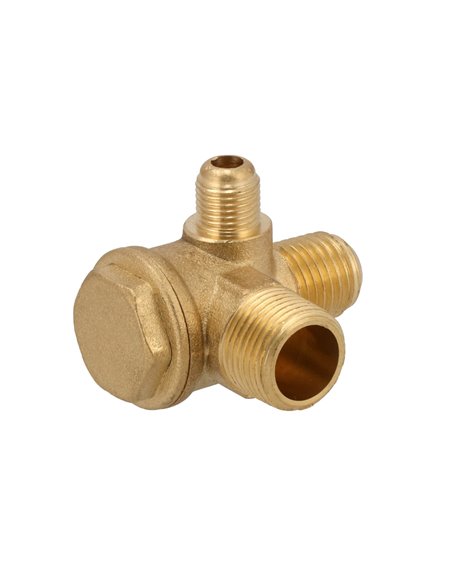 AIRPRESS Válvula antirretorno 1/4" x 1/8" x 1/16" para L 6-105 y L 6-95
