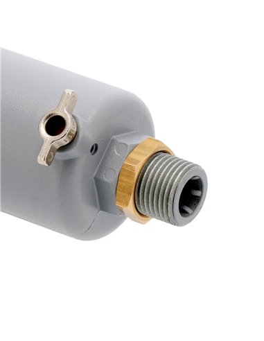 AIRPRESS Válvula reductora de presión 1/2" 12 bar con 2 acoplamiento rápidos