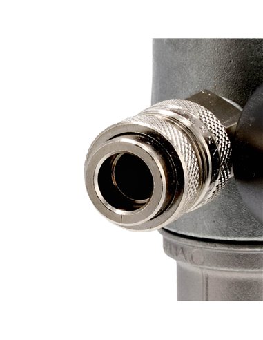 AIRPRESS Válvula reductora de presión 3/8" 10 bar con 2 acoplamiento rápidos universal