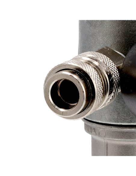 AIRPRESS Válvula reductora de presión 3/8" 10 bar con 2 acoplamiento rápidos universal