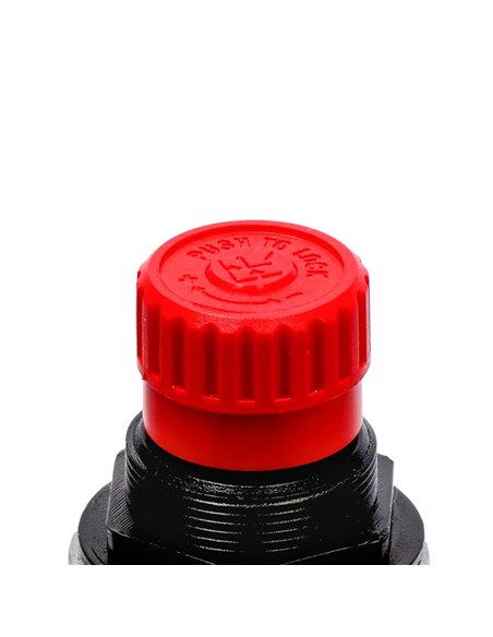 AIRPRESS Válvula reductora de presión 3/8" 10 bar con 2 acoplamiento rápidos universal