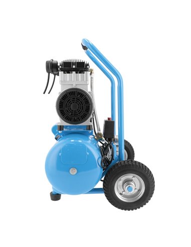 AIRPRESS Compresor de aire silencioso sin aceite LMO 25-250 8 bar 2 CV/1.5 kW 150 l/min 24 L
