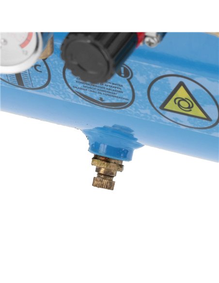 AIRPRESS Compresor de aire silencioso sin aceite LMO 25-250 8 bar 2 CV/1.5 kW 150 l/min 24 L