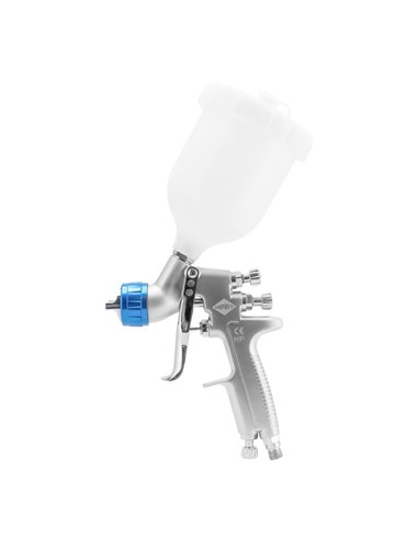 AIRPRESS Mini pistola de pintura 2.5 bar 2.0 mm boquilla 600 ml vaso