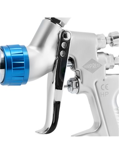 AIRPRESS Mini pistola de pintura 2.5 bar 2.0 mm boquilla 600 ml vaso