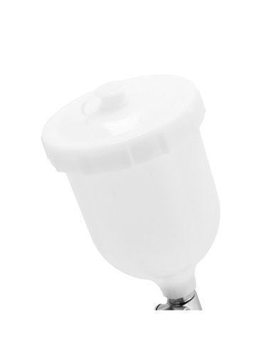 AIRPRESS Mini pistola de pintura 2.5 bar 2.0 mm boquilla 600 ml vaso