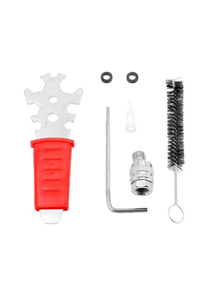 AIRPRESS Mini pistola de pintura 2.5 bar 2.0 mm boquilla 600 ml vaso