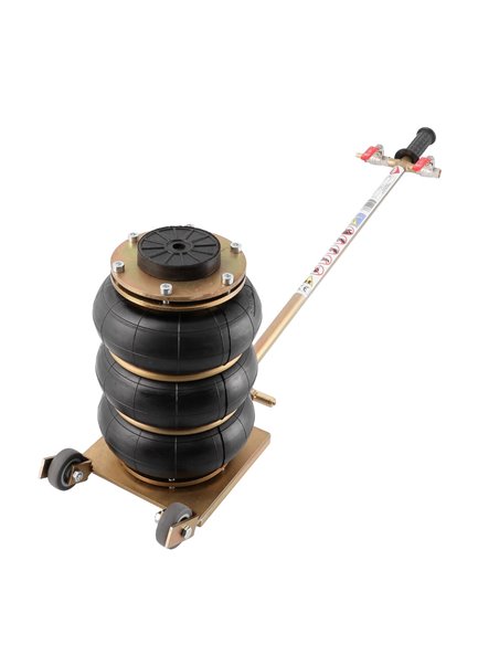 AIRPRESS Gato neumático 2 t con 3 almohadillas de aire 150/330 mm
