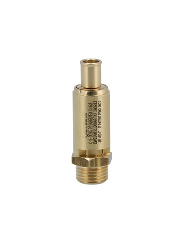 AIRPRESS Válvula de seguridad 1/4" 11 bar TA7 flujo de aire 2667 l/min