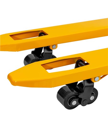 AIRPRESS Transpaleta manual 2500 kg con ruedas de poliuretano