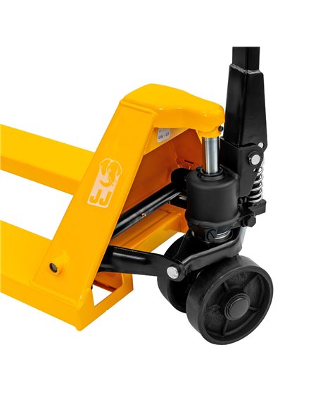 AIRPRESS Transpaleta manual 2500 kg con ruedas de poliuretano