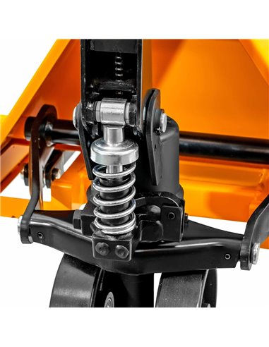 AIRPRESS Transpaleta manual 2500 kg con ruedas de poliuretano