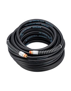 AIRPRESS Manguera de aire 20 bar 15 m 1/4" 14 x 8 mm hybrid polymer con kit of Acoplamientos 2