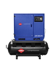 AIRPRESS Compresor de aire silencioso APZ 600-270 10 bar 5.5 CV/4 kW 465 l/min 270 l