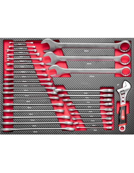 AIRPRESS Carro de herramientas 360 herramientas 12 cajones
