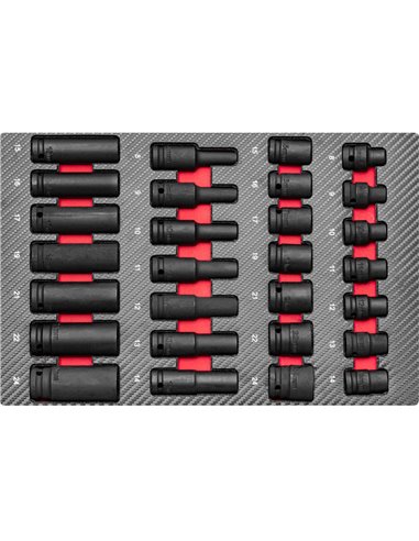 AIRPRESS Carro de herramientas 360 herramientas 12 cajones
