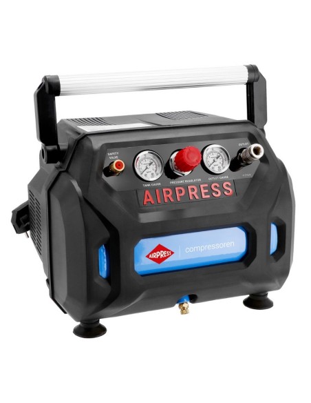AIRPRESS Compresor de aire sin aceite H 215-6 8 bar 1,5 CV 92 l/min 6 l