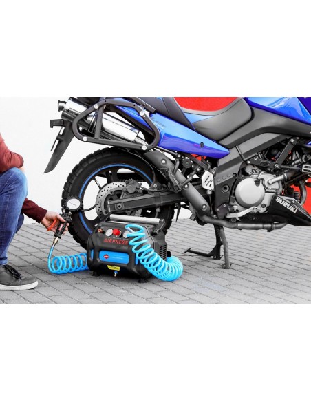 AIRPRESS Compresor de aire sin aceite H 215-6 8 bar 1,5 CV 92 l/min 6 l