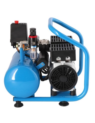 AIRPRESS Compresor de aire silencioso sin aceite L 6-95 8 bar 0.71 CV / 0.52 kW 48 l/min 5 l