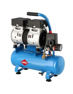 AIRPRESS Compresor de aire silencioso sin aceite L 6-105 8 bar 0.6 CV 48 l/min 6 l 2