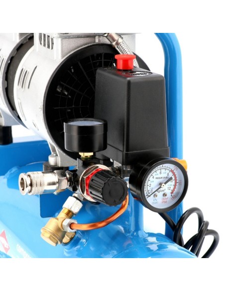 AIRPRESS Compresor de aire silencioso sin aceite L 6-105 8 bar 0.6 CV 48 l/min 6 l