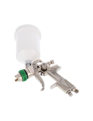 AIRPRESS Mini pistola de pintura 2 bar 1.4 mm boquilla 600 ml vaso