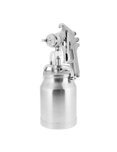 AIRPRESS Pistola de pintura con aguja de acero inoxidable y boquilla 1.8 mm