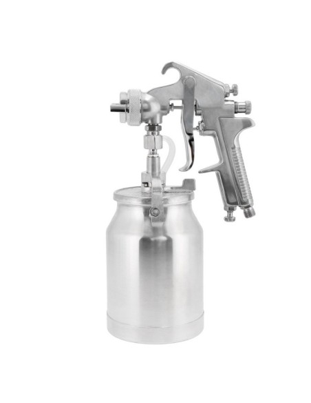 AIRPRESS Pistola de pintura con aguja de acero inoxidable y boquilla 1.8 mm