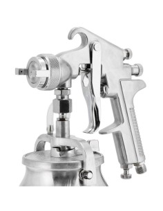AIRPRESS Pistola de pintura con aguja de acero inoxidable y boquilla 1.8 mm 2