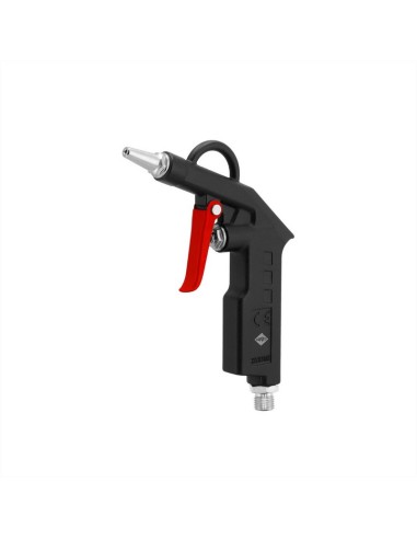 AIRPRESS Pistola de soplado con pico corto y enchufes de pezón 6 bar