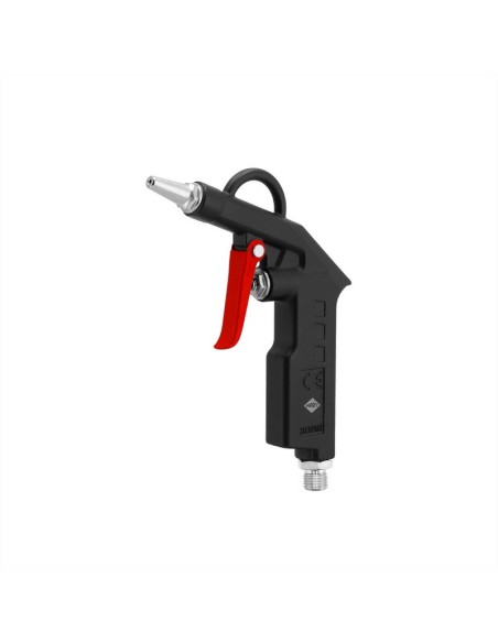 AIRPRESS Pistola de soplado con pico corto y enchufes de pezón 6 bar