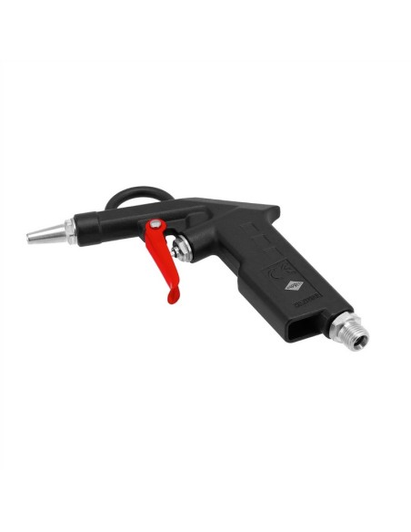 AIRPRESS Pistola de soplado con pico corto y enchufes de pezón 6 bar