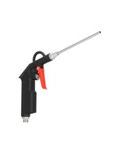 AIRPRESS Pistola de soplado con pico largo y enchufes de pezón 2