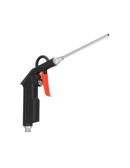 AIRPRESS Pistola de soplado con pico largo y enchufes de pezón