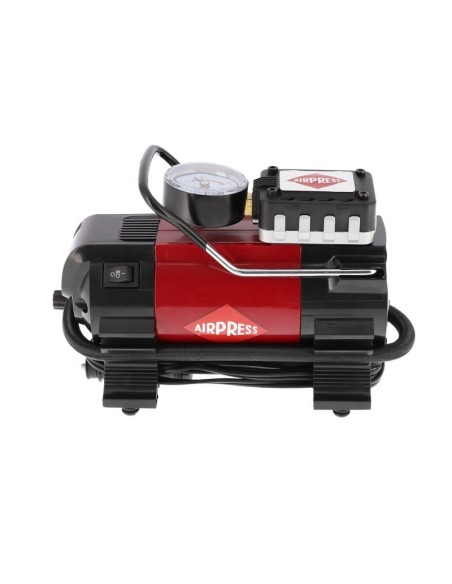 AIRPRESS Mini compresor de aire sin aceite 12 V 7 bar 27 l/min