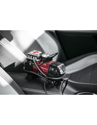 AIRPRESS Mini compresor de aire sin aceite 12 V 7 bar 27 l/min