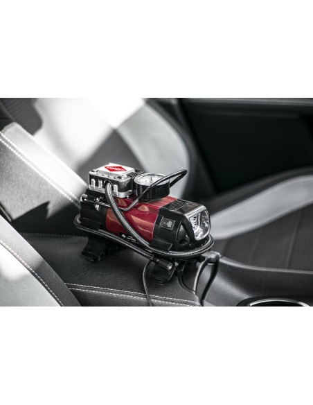 AIRPRESS Mini compresor de aire sin aceite 12 V 7 bar 27 l/min