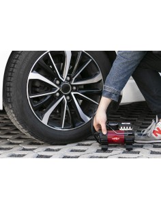 AIRPRESS Mini compresor de aire sin aceite 12 V 7 bar 27 l/min 2