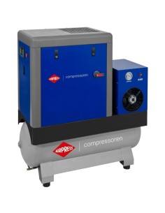 AIRPRESS Compresor de tornillo APS 7.5 Combi Dry X 10 bar 7.5 CV 690 l/min 200 l