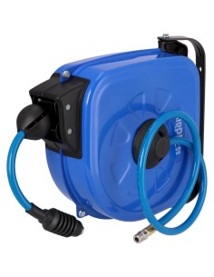AIRPRESS Enrollador de pared para manguera de aire 12 m 9.5 x 13.5 mm PU