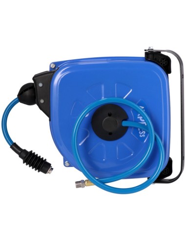 AIRPRESS Enrollador de pared para manguera de aire 12 m 9.5 x 13.5 mm PU