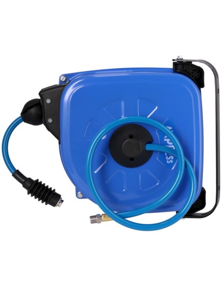 AIRPRESS Enrollador de pared para manguera de aire 12 m 9.5 x 13.5 mm PU