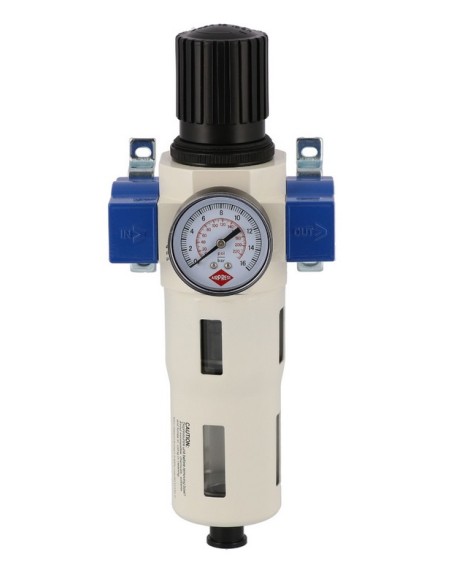 AIRPRESS Separador de aceite/agua y Válvula reductora de presión 1/4" 15 bar