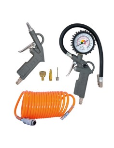 AIRPRESS Compresor de aire HL 425-50 doble pistón con juego de accesorios neumáticos 2