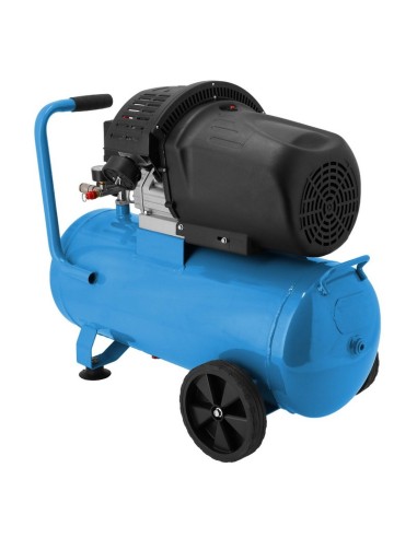 AIRPRESS Compresor de aire HL 425-50 doble pistón con juego de accesorios neumáticos