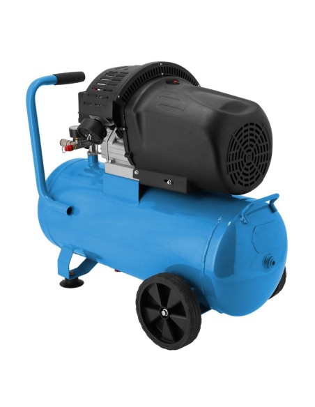 AIRPRESS Compresor de aire HL 425-50 doble pistón con juego de accesorios neumáticos