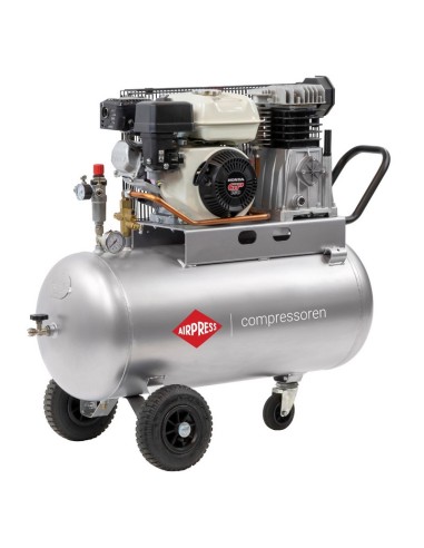 AIRPRESS Compresor de aire de gasolina BM 100/410 (Honda GP160) 10 bar 4,8 CV / 3,6 kW 247 l/min 100 l