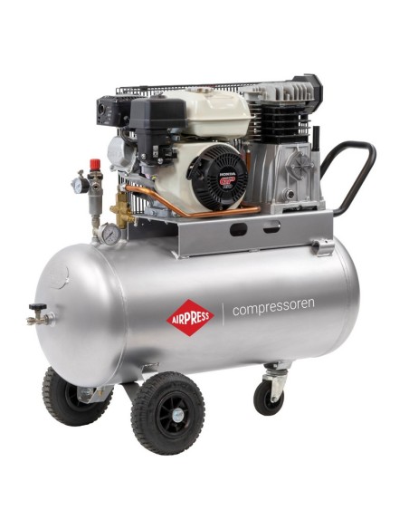 AIRPRESS Compresor de aire de gasolina BM 100/410 (Honda GP160) 10 bar 4,8 CV / 3,6 kW 247 l/min 100 l