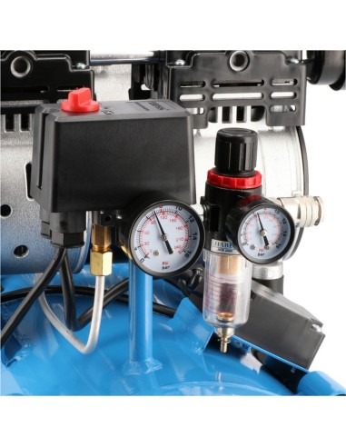 AIRPRESS Compresor de aire silencioso sin aceite LMO 50-270 8 bar 2 CV 50 l